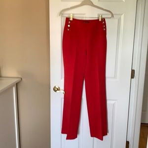 White House Black Market Red Dress Pants